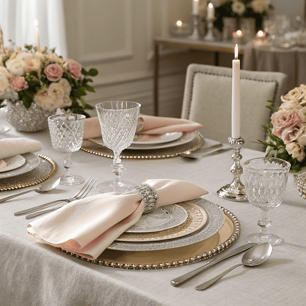 Delicate baby shower styling